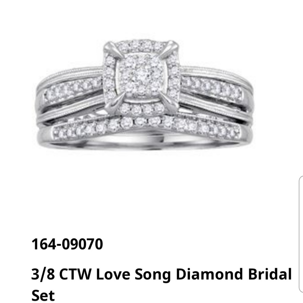 Bridal ring set - Picture 3 of 7